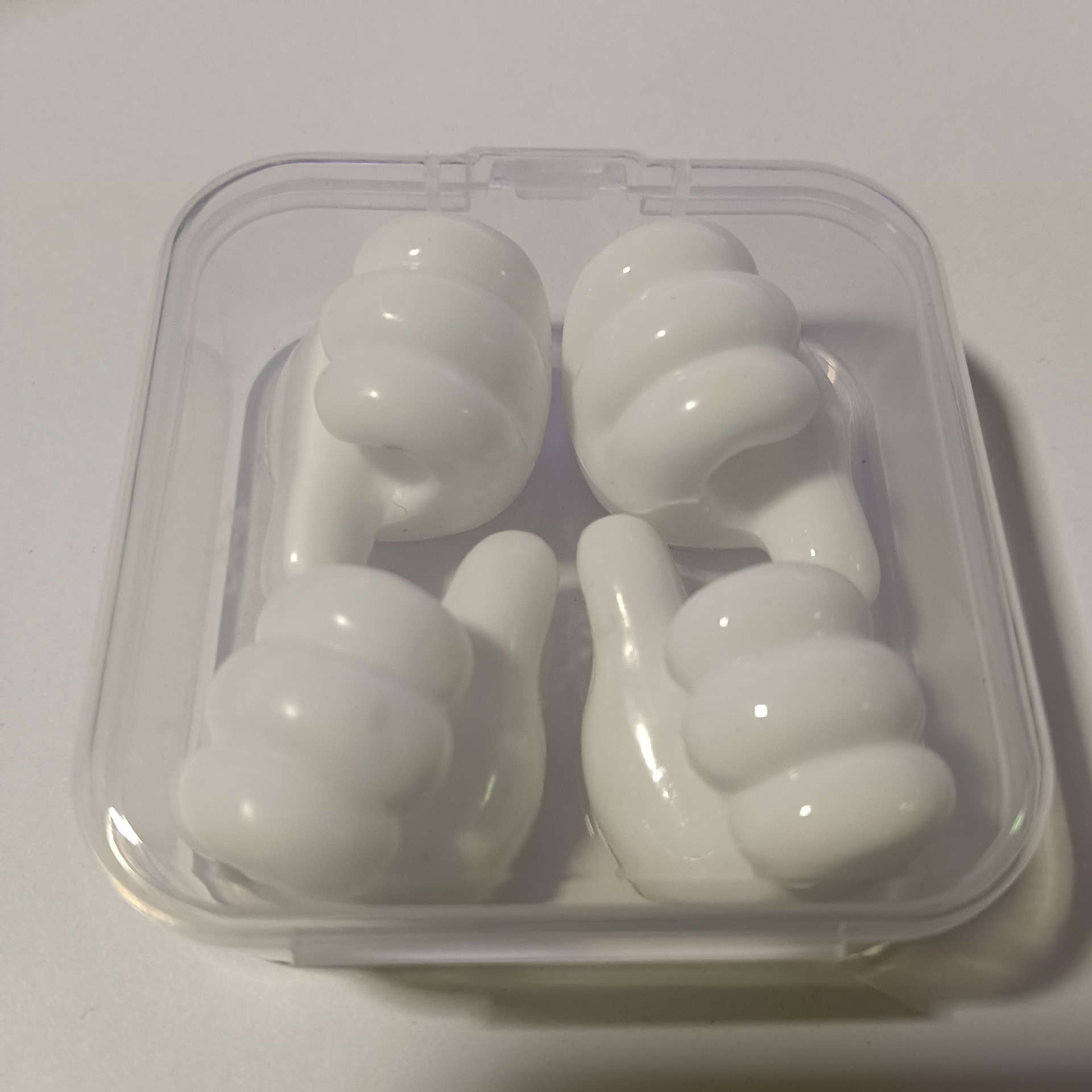 5 agujeros debajo de la mesa rectangular sin huellas de escritorio de almacenamiento de cable de pulgar espiral de cable de carga para teléfonos móviles transfronterizos f