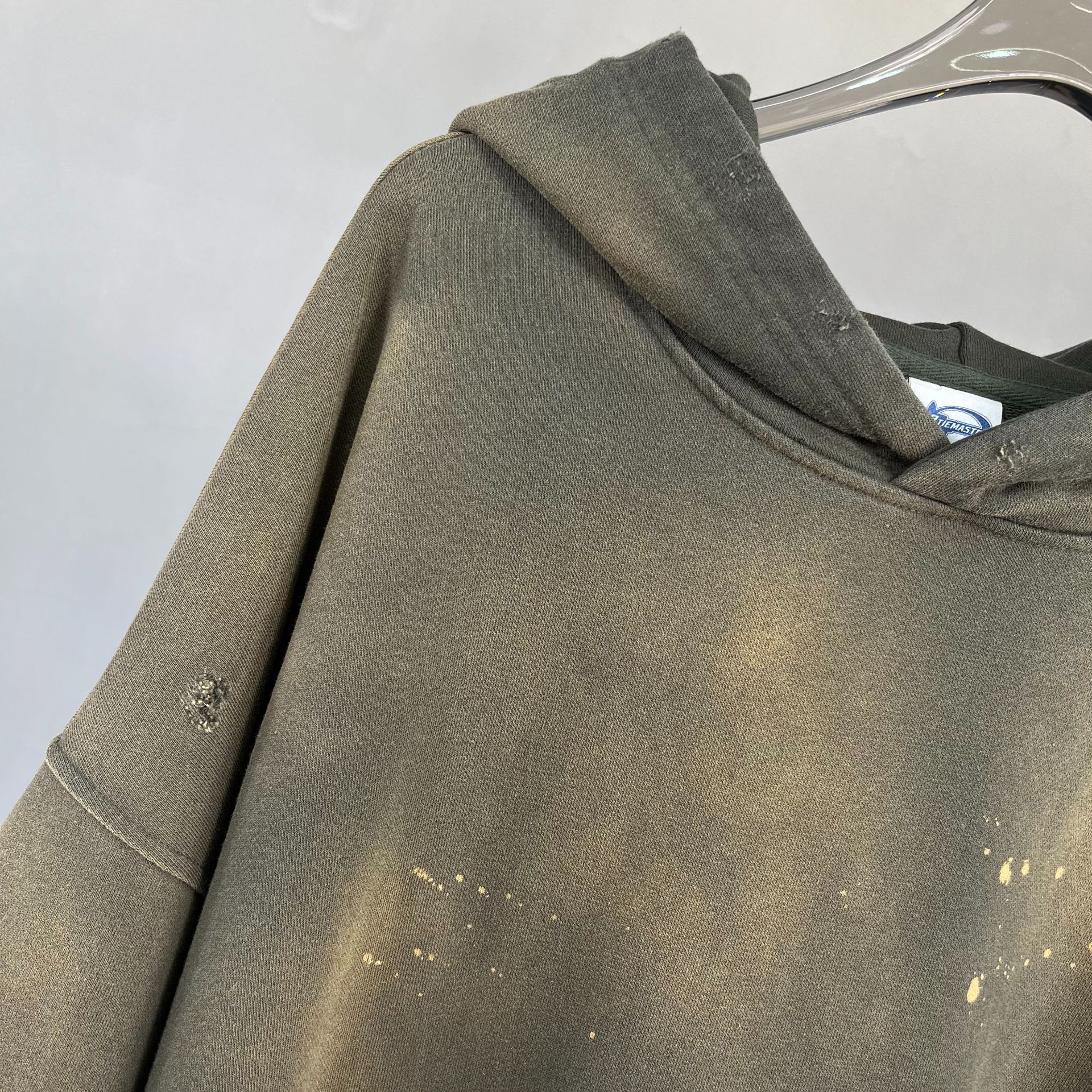 Vintage Gradient Kapuzenjacke Für Herren Im Distressed Street Style_voghion.com