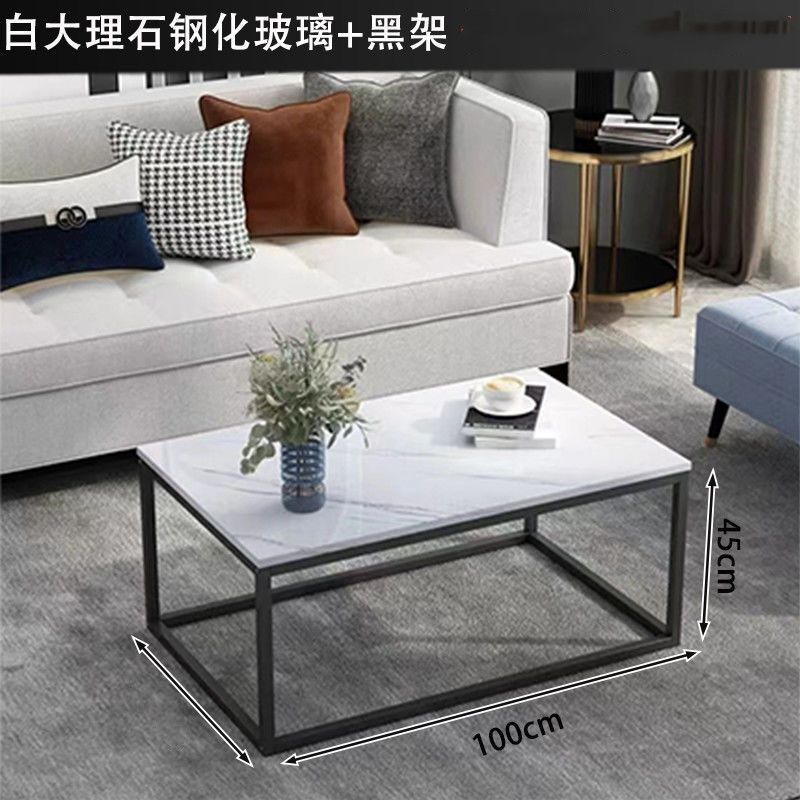 茶几钢化玻璃方形客厅玻璃简约现代小户型家用轻奢茶桌小桌子桌子|undefined