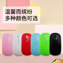跨境新品2.4G无线鼠标超薄礼品USB电脑厂家现货批发人体工学鼠标