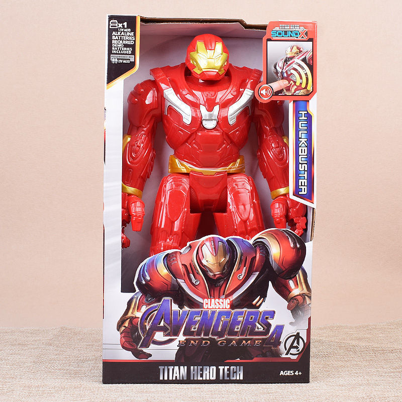 クロスボーダー子供男の子アベンジャーズアイアンスパイダーマンヴェノムブラックパンサーサノスフィギュアライトオーナメントおもちゃ|undefined