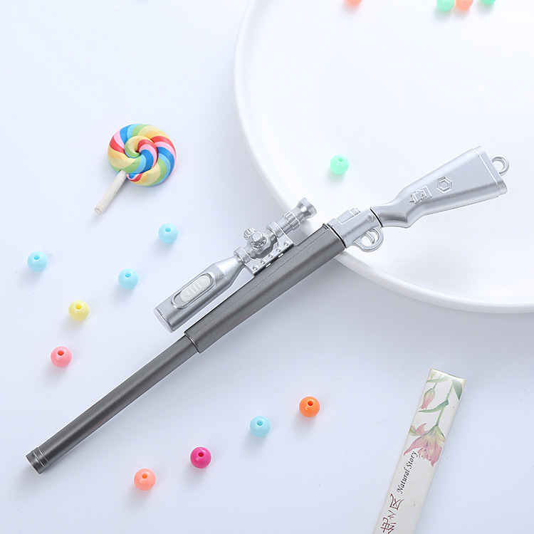 Pluma de góner en forma de arma Pluma de pistola Pluma de herramientas Papelería creativa Estudiante Anime Pluma de espada Pluma de escritura Pluma de escritura