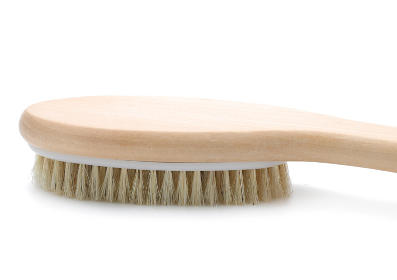 Décontractée Couleur Unie Bois Brosse De Bain 1 Pièce display picture 2