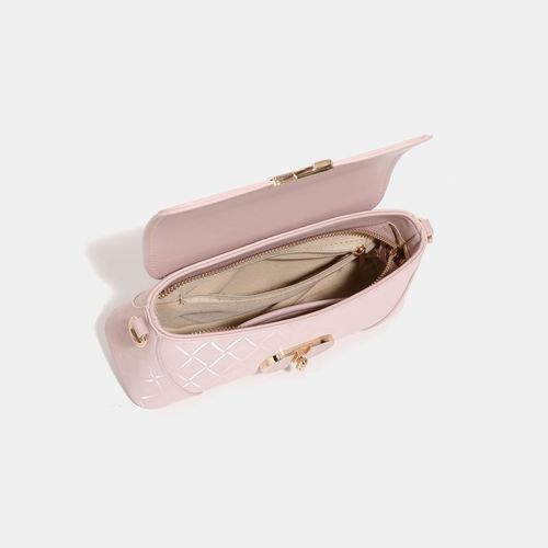 High-end light luxury texture rhombus armpit bag for women 2024 spring and summer new baguette bag niche versatile single shoulder crossbody bag