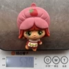 Pink strawberry girl about 7cm
