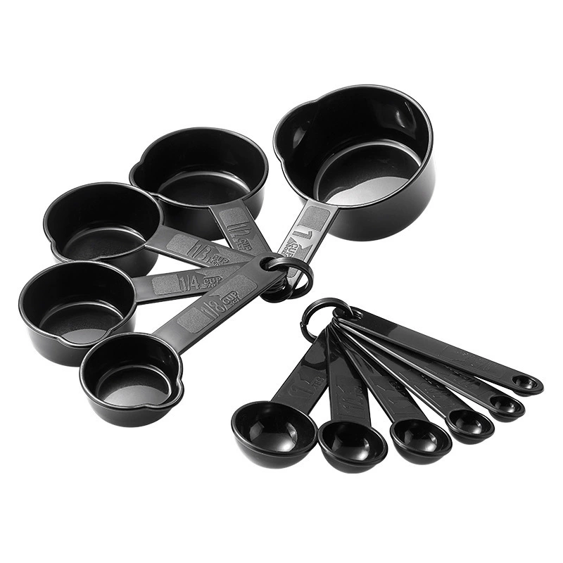 Plastic measuring cup, measuring spoon, set scaled for home use, 11 pieces