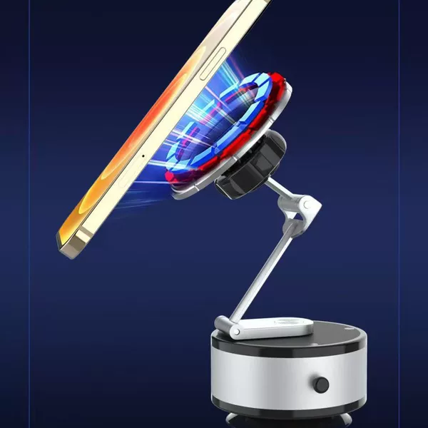 Amazon Self-Priming Magnetic Mobile Phone Holder Foldableable Rotating Multi-Scenario Ultra-Stable Trendy Vacuum Adsorption Clip
