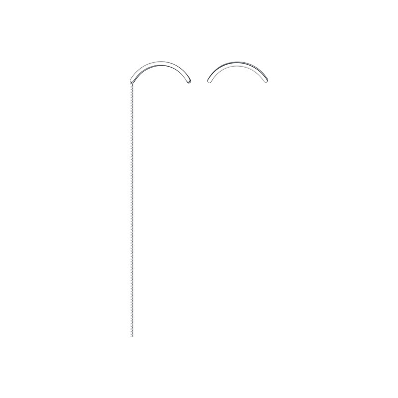 Pendientes de línea geométrica diseño estilo frío largo sonrisa borla pendientes Corea del Sur elegante Internet celebridad pendientes asimétricos