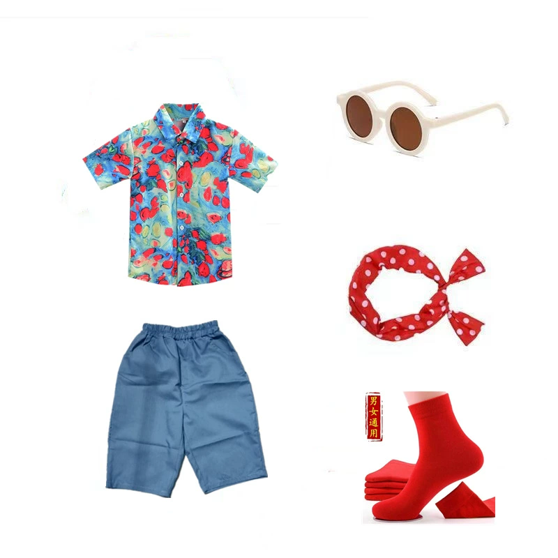 Спортивная одежда, танцевальный костюм Heartbreak Alliance, рубашка с цветочным принтом в стиле 90-х, одежда в гонконгском стиле с длинными рукавами, спортивный костюм для танцев