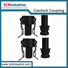 1.5英寸整套公母头PP快速接头外贸跨境同款卡扣式软管接头Camlock