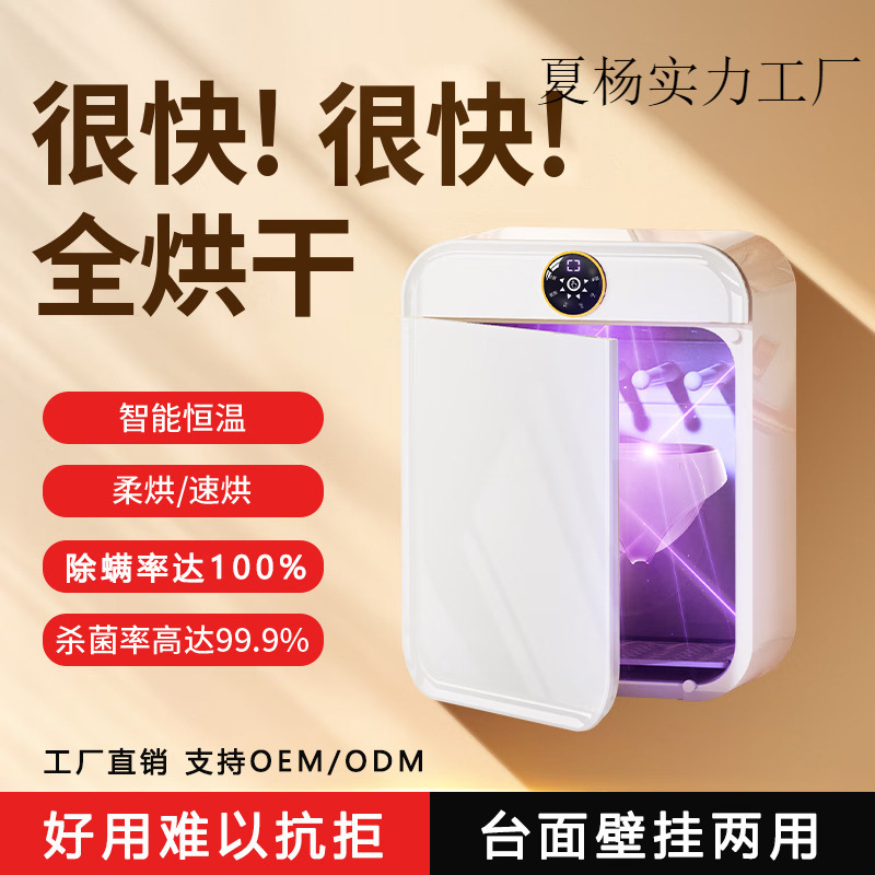 Fully Automatic Mini Small Dryer Wall-Mounted Clothes Dryer Household Clothes Drying Baby Intimates Sterilization and Disinfection