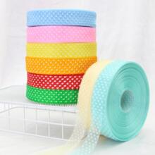 2.5CM/25MM��������˿ǳ��ɫѩɴ��ӡ��Բ��� ѩ��˿��DIY����