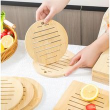 家用隔熱竹墊餐桌墊鍋底耐高溫墊餐墊防熱耐熱碗墊防燙杯墊餐盤墊