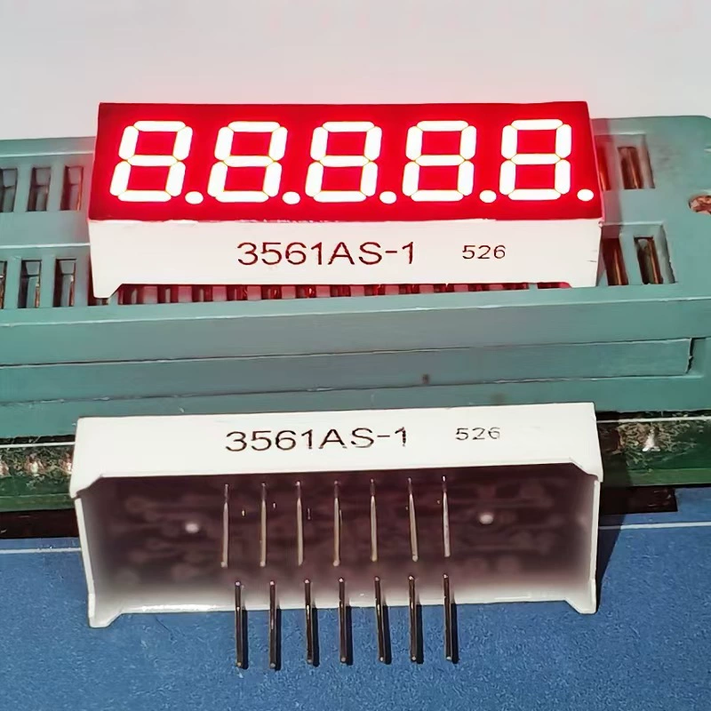 Трубка прямых поставок фабрики цифровая 0,36 дюйма 5 цифровая трубка 3561АС полный Ин 3561БС полный Янг яркий красный цвет