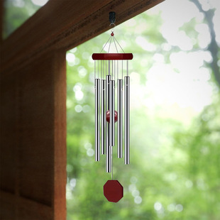 Amazon's Popular Wind Chime DIY Pendant Chinese Style 6-Tube Metal Wind Chime Bell B&B Decoration High-End Wholesale