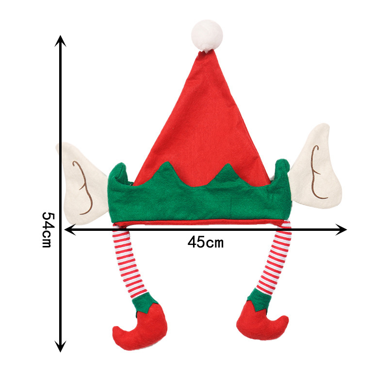 Transfronterizos spot decoraciones navideñas bonitas sombreros de Navidad Genie sombreros de baile de Navidad sombreros payaso