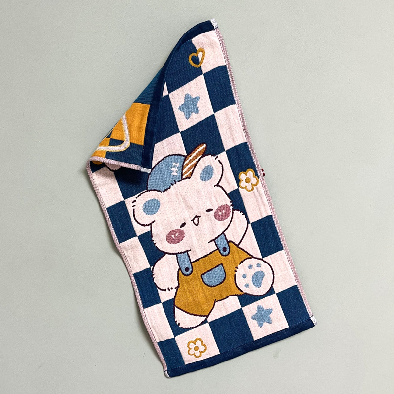 4 층 스트랩 곰 수건
