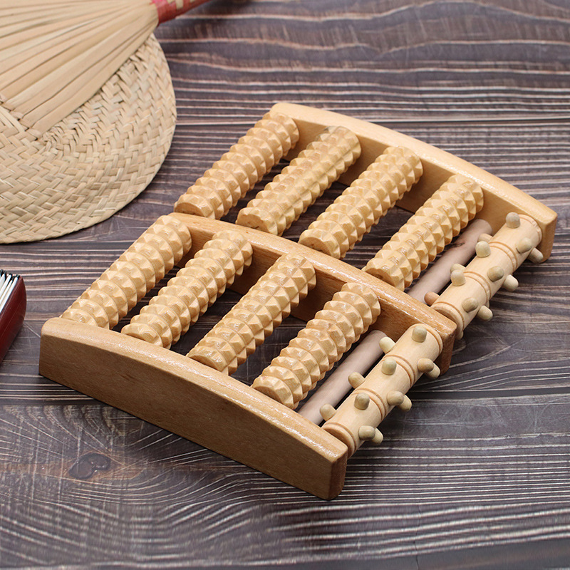 wooden massager for feet for elderly