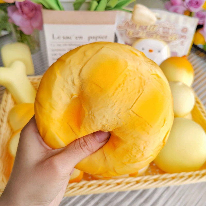 Игрушка squish «хлеб/тост» мягкий сквиши, медленное восстановление, экокожа, антистресс