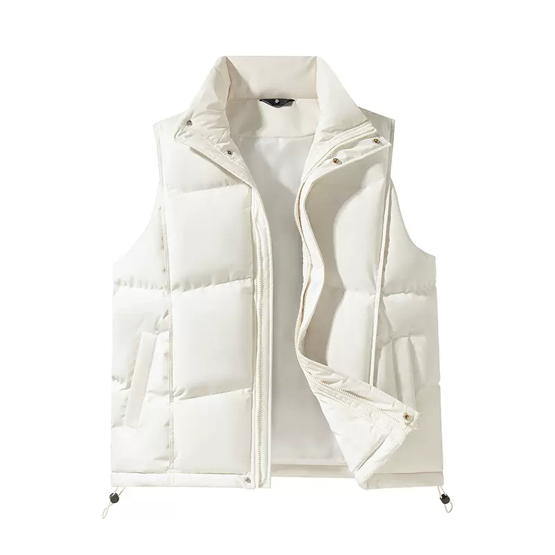 可印LOGO立领马甲男女同款冬季宽松潮流保暖背心无袖运动情侣外套