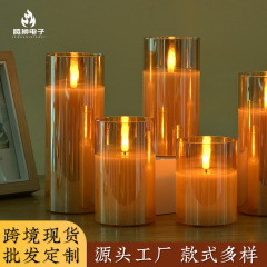 子弹头遥控玻璃管蜡烛灯装饰浪漫氛围感真蜡剧本杀蜡烛灯婚庆蜡烛