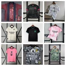2425新款泰版皇马曼城巴西里斯本AC主客场联名版足球运动服印号码