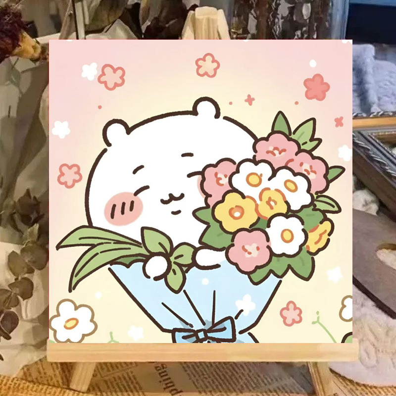 R092 / 20*20cm paint+brush+backing board