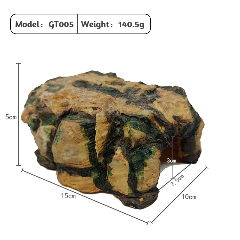 Venta directa de fábrica, simulación de mascotas para trepar, esquivar agujeros, peceras, paisajismo, artesanías de resina
