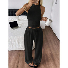 S 78119 Vest wide leg two-piece set ��������������װ�羳