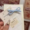 With bow, blue, 6cm