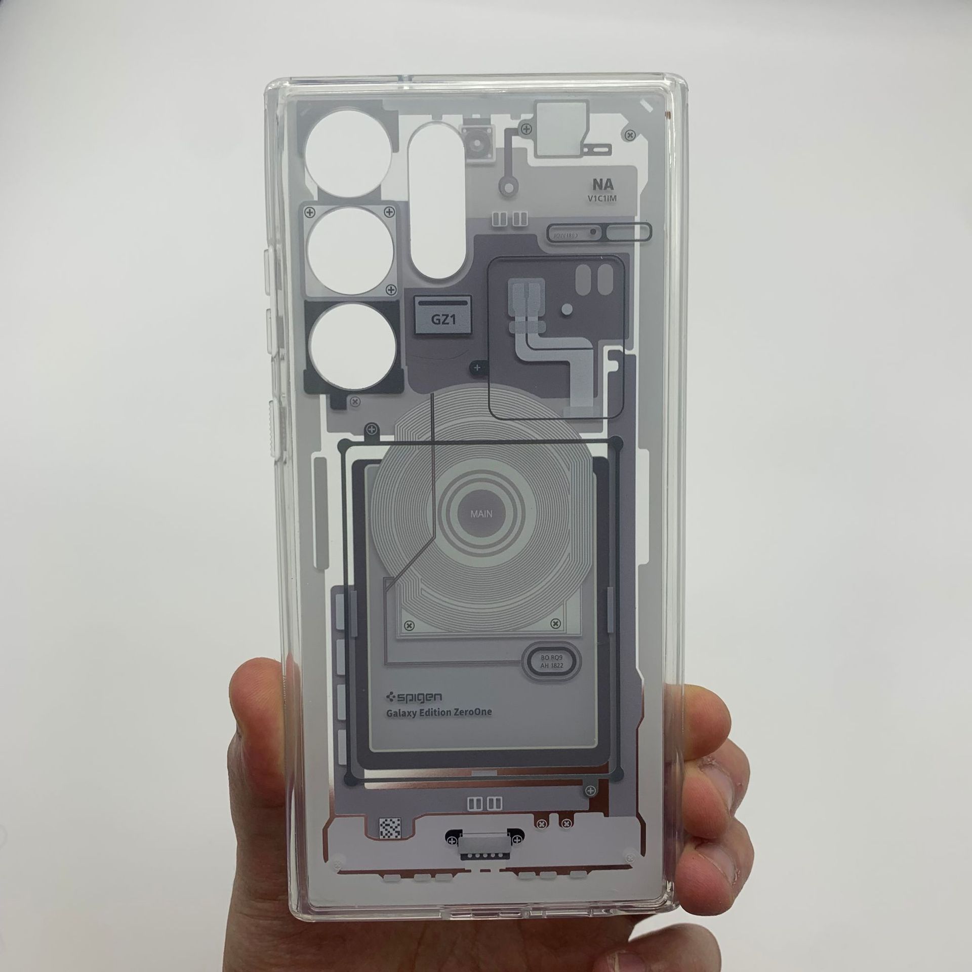 Spigen para Samsung S23 + agujero fino caja del teléfono magnético S23Ultra/placa de circuito MagSafe protección