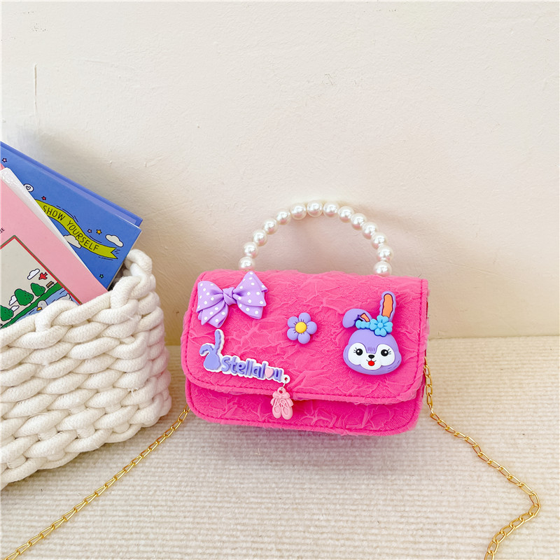 Moda estilo occidental bowknot hombro mensajero bolso lindo bebé monedero todo-Partido mini chica pequeña bolsa