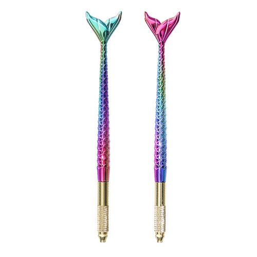 Mermaid semi-permanent matte eyebrow handmade tattoo embroidery pen, matte pen tattoo eyebrow embroidery pencil, full set of tattoo tools and supplies