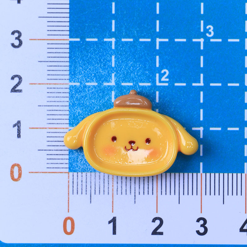 Kit de materiales para manualidades con pegamento de crema, diseño de dibujos animados con nariz pequeña, para decoración de fundas de teléfono, lazos para el pelo y zapatos