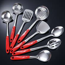 不锈钢锅铲勺子厨具套装全套家用炒菜勺铲子厨房铲勺漏勺酒店用品