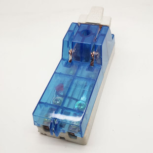 Transparent 2x 32A load HK1A knife porcelain bottom open type metal isolating switch with indicator light power supply
