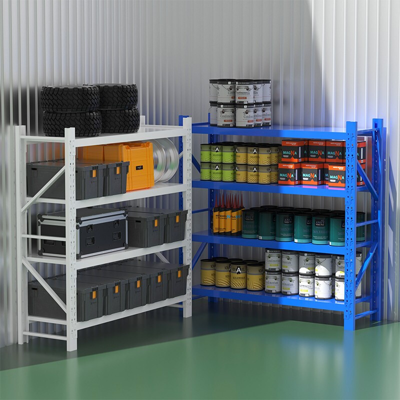 仓储货架置物架多层家用靠墙储物架仓库重型超市车库储物间收纳架