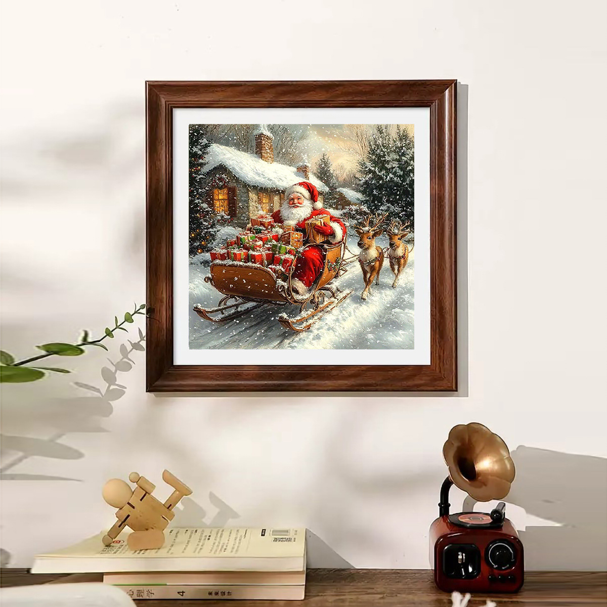 Navidad transfronteriza nueva cruz de Santa Claus regalos decoraciones de Navidad sala de estar dormitorio regalos pequeños