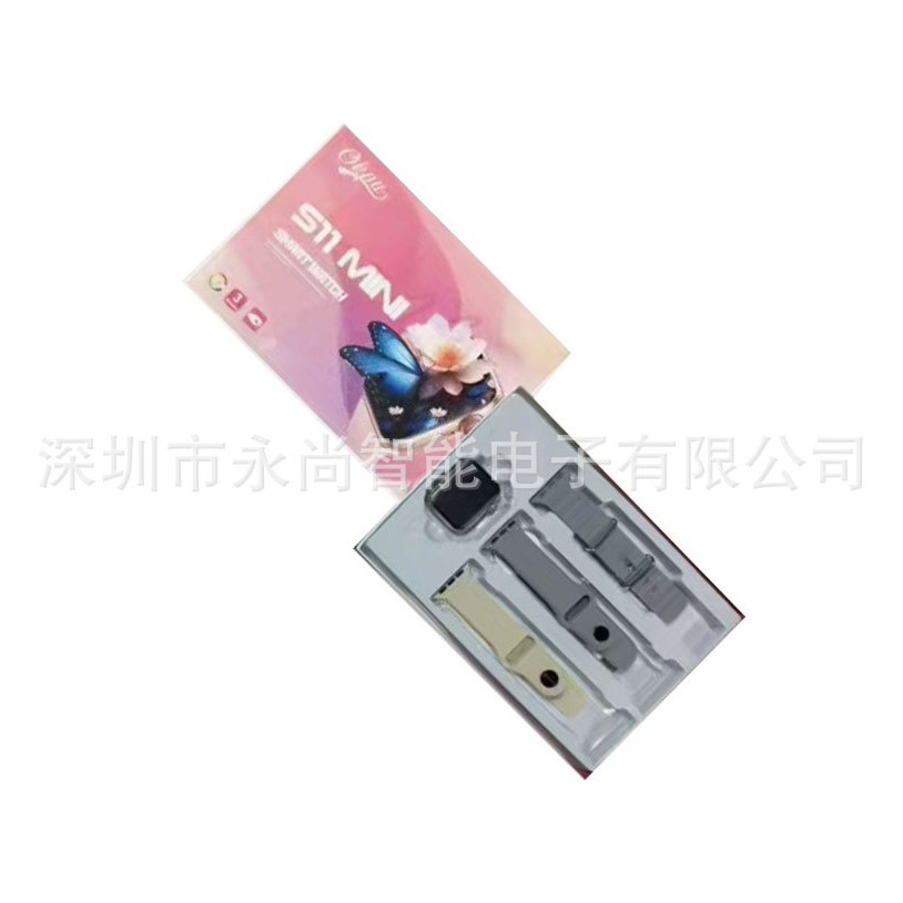 Foreign Trade Hot Product S11Mini Smart Watch 38mm Black Technology Smart Island Bluetooth Calling Female Assistant Factory