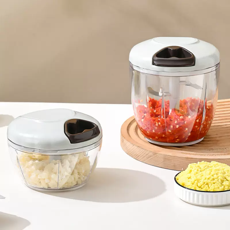 切菜器蒜泥搅蒜机小型捣蒜末切辣椒打果泥宝宝辅食料理机拉蒜器