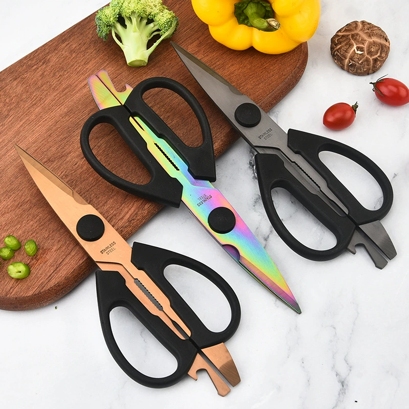 Новый стиль из нержавеющей стали кухонные ножницы для дома открытая бутылка крышка овощи пищевые ножницы с ножницами куриные кости для оптовой продажи