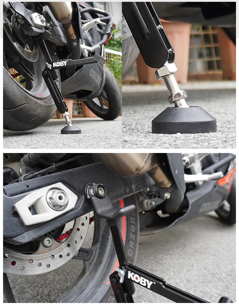 Suitable for Koby Motorcycle Lift Frame Portable Heavy Motorcycle Repair Universal Foldableing Bracket Rear Wheel Single Rocker Arm