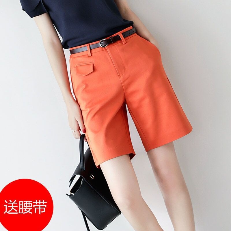 New Stylish Casual Shorts for Women, Summer High-Waisted Loose Slimming Straight-Leg Cargo Shorts for Trendy Women