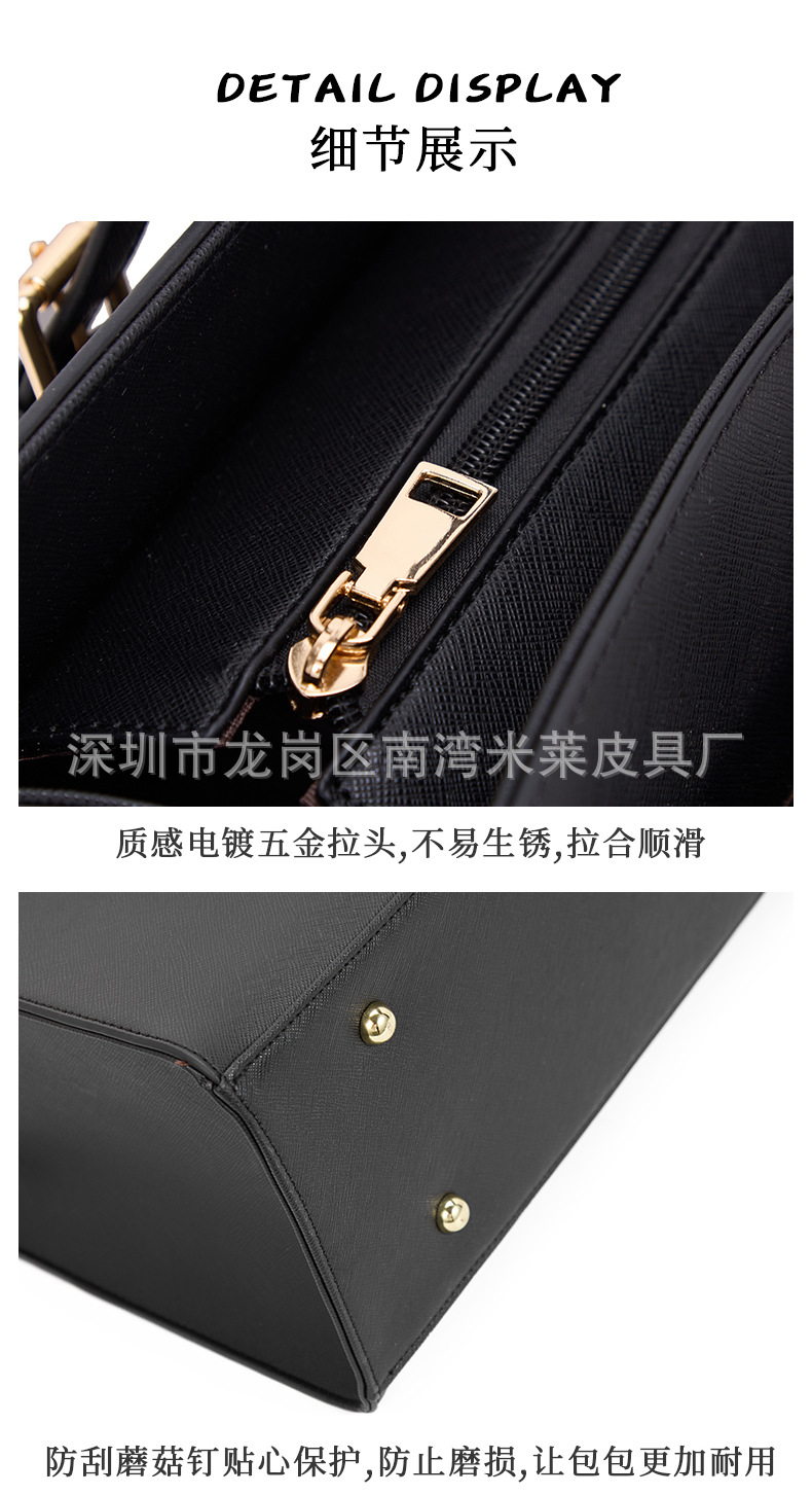 Lagerbestand Damen-Handtasche für 15,6 Zoll Notebook Einschulter Schrägtasche großer Beutel Business Pendler Guangzhou Großhandel