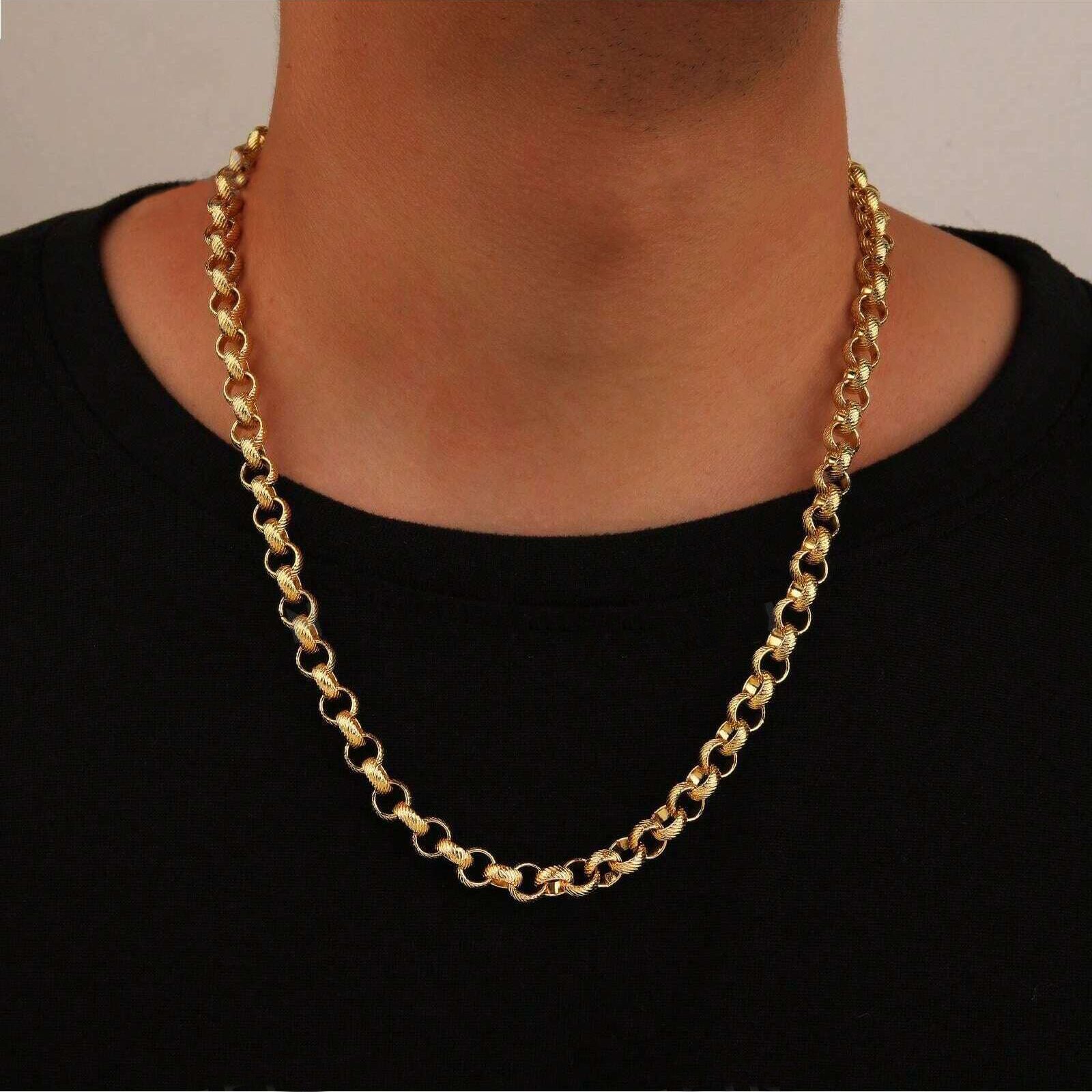 European and American Stylish Domineering Nail Necklace Punk Retro Design Men's Trendy High-End Ins Niche Design Hip-Hop