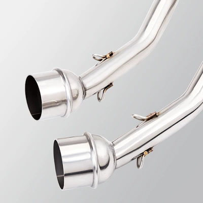 Motorcycle exhaust pipe modified small hexagonal tail section