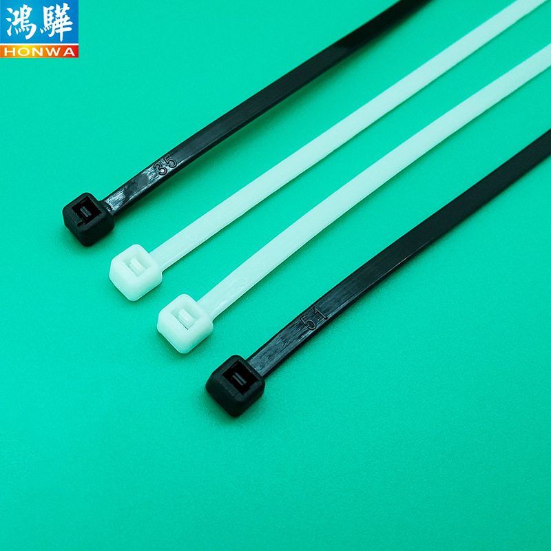 4.8*200自锁式低温型尼龙扎带 黑色尼龙材质北方5*200耐寒扎带