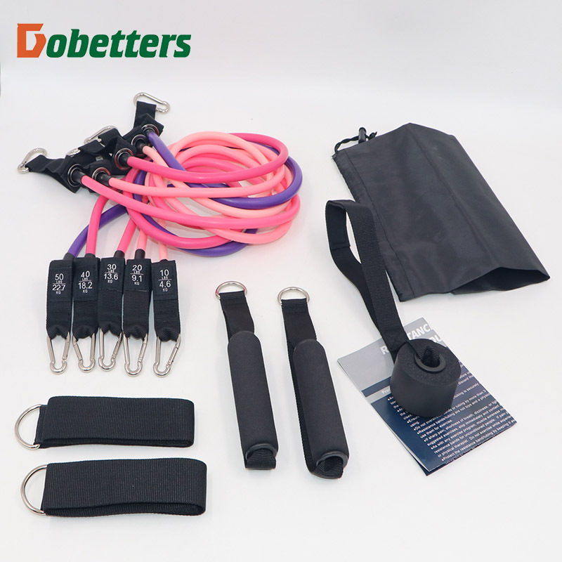 11 unidades traje dispositivo de tensión de fitness tensión cuerda función entrenador de goma combinación auxiliar tensión cuerda traje de fábrica