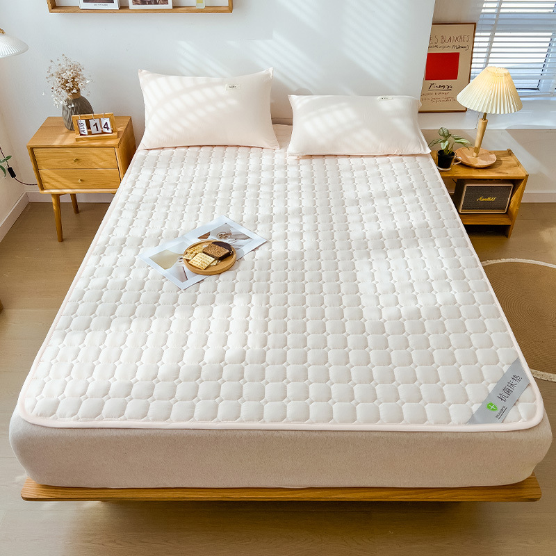 Bed Mattress Soft Pad Household Single Student Dorm Thin Sliding Pad Mattress Protector Summer Memory Foam Protective Pad Anti-Dust Cover