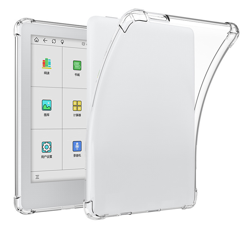 Suitable for Meebook M8 E-Book Reader Protective Cover Four-Corner Airbag Anti-Fall Transparent M8C Tpu Soft Shell